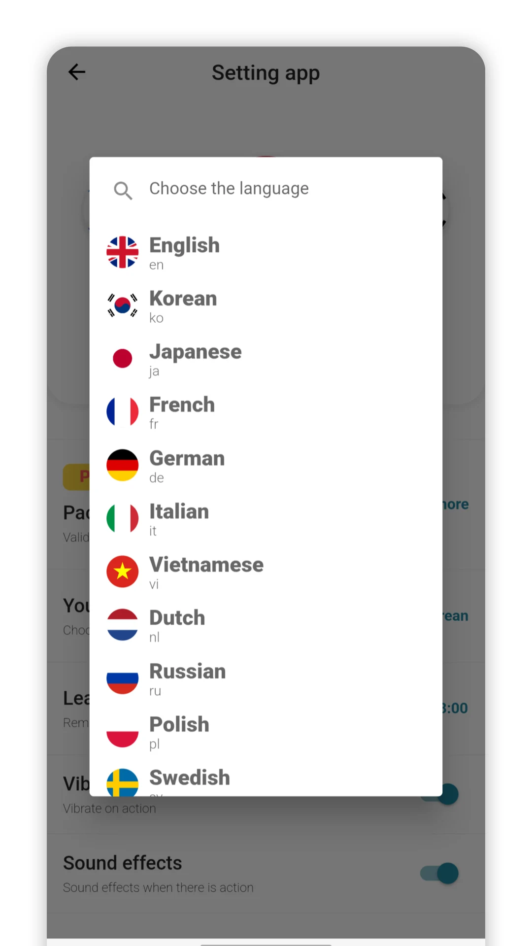 Learn Language - Words Search screenshot